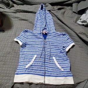 Juicy Couture short sleeve zip up hoodie